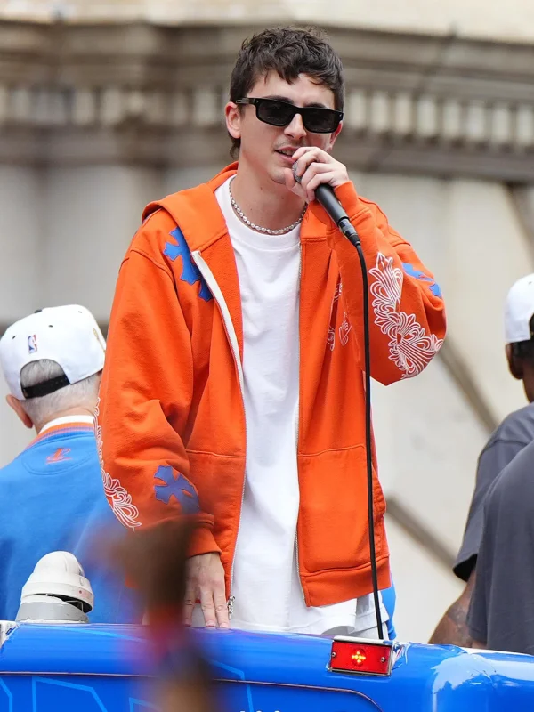 Timothée Chalamet Knicks Parade Hoodie