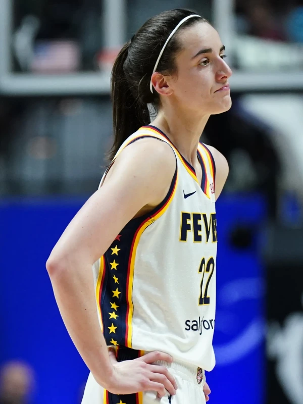 Unisex Indiana Fever Caitlin Clark Nike Navy-White WNBA Draft Explorer Edition Victory Player Jersey