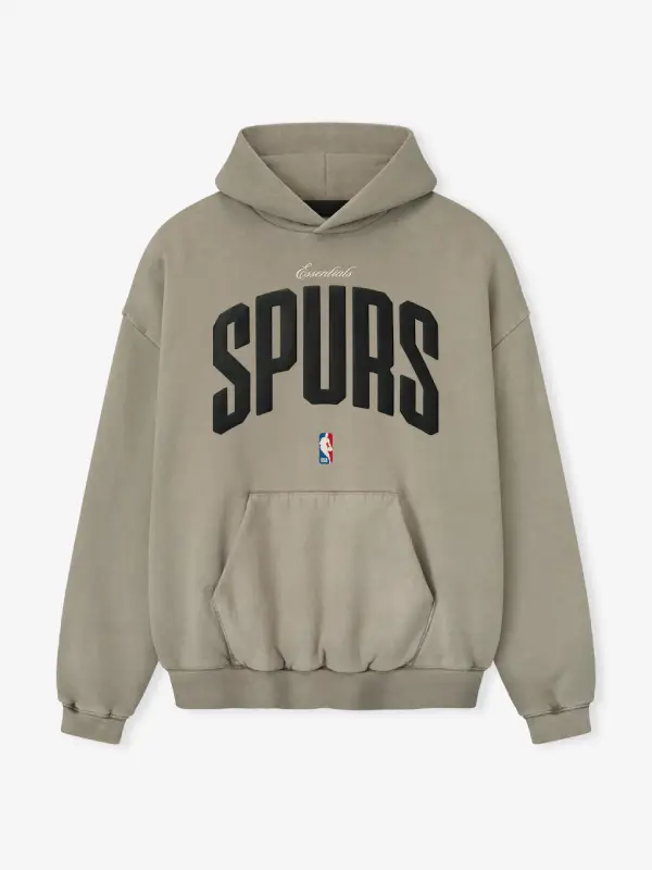 Unisex San Antonio Spurs Fear of God x NBA Gray 90's Hoodie