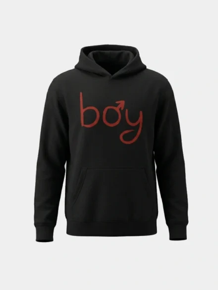 Zoey Boymoder Black Hoodie