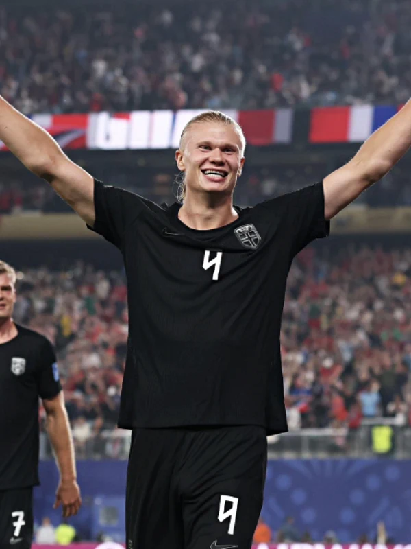 erling braut haaland norway jersey black