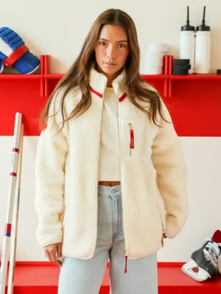 heated rivalry canada fleece jacket