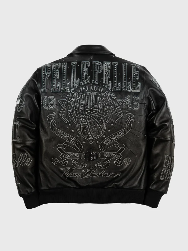 pelle pelle new york knicks leather jacket