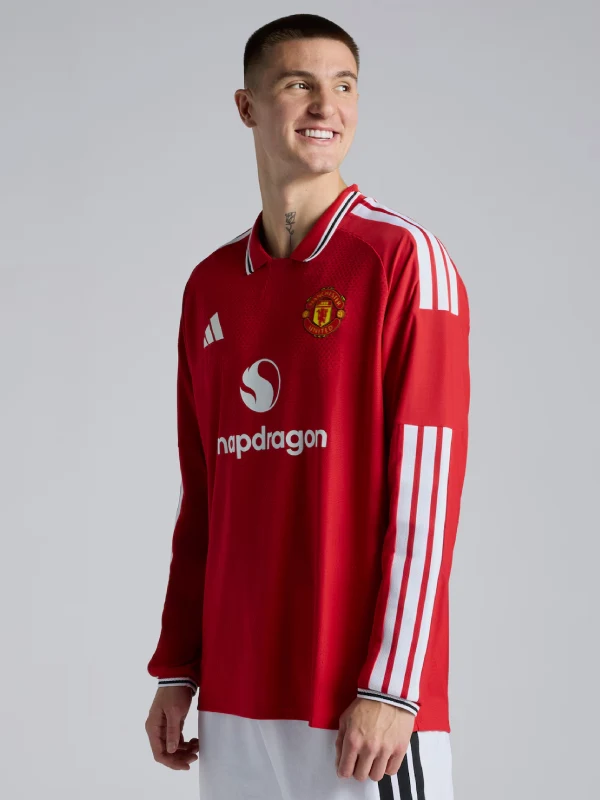Adidas Manchester United 26-27 Home Authentic Long Sleeve Jersey