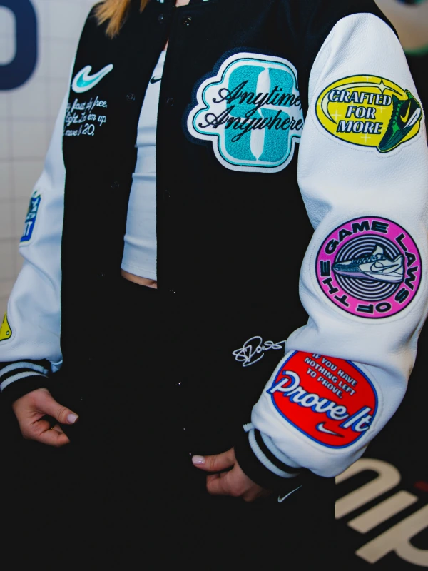 Any Time Any Where Nike Sabrina Ionescu Varsity Jacket