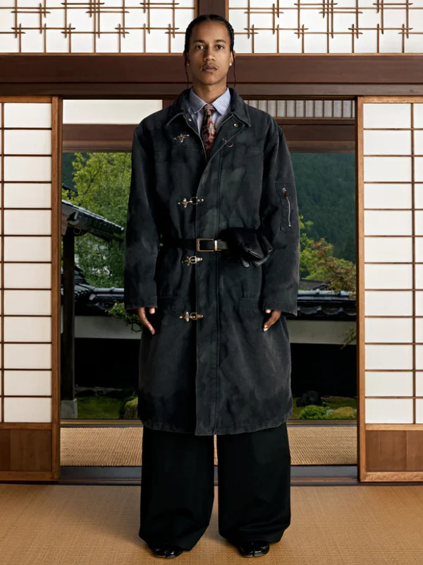 Canvas Clasp Coat Shinzo
