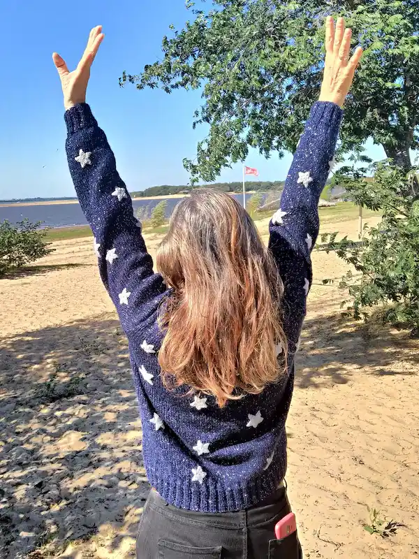 Coraline Star Blue Sweater