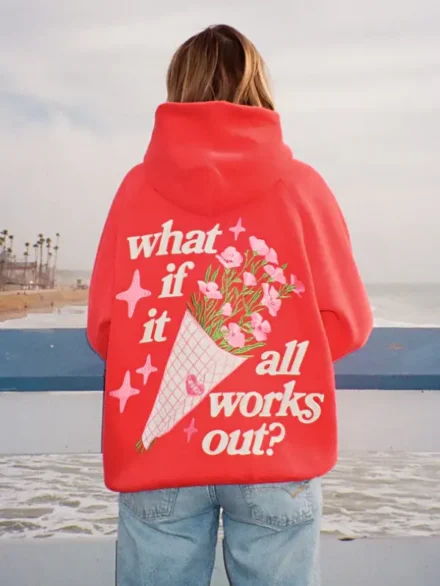 Dandy What If Oversized Lux Hoodie Red