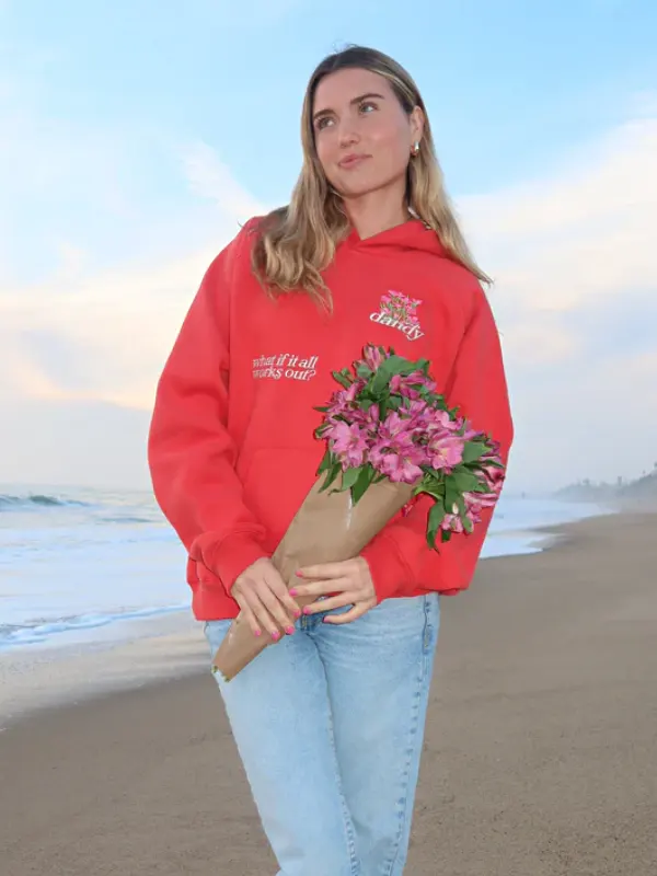 Dandy What If Oversized Lux Red Hoodie