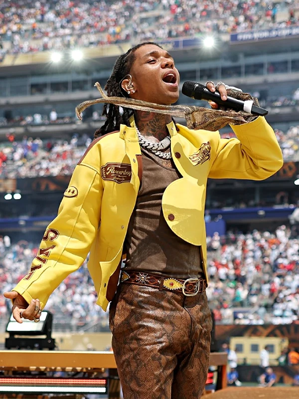 FIFA World Cup 2026 Final Swae Lee Flowerboy Leather Jacket