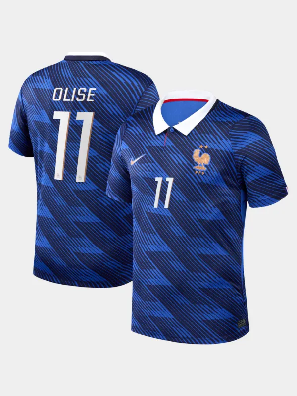 France Nike Home Stadium Shirt 2026 with Olise 11 printing