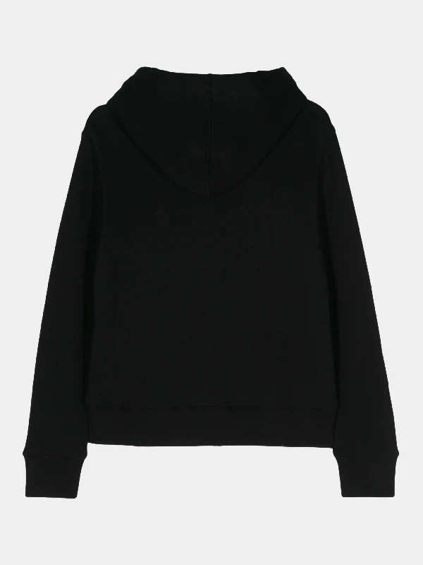 Gucci Logo Hoodie Black