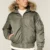 Hollister Faux Fur Trim Zip-Up Bomber Jacket