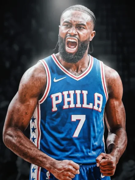 Jaylen Brown 76ers Jersey Blue