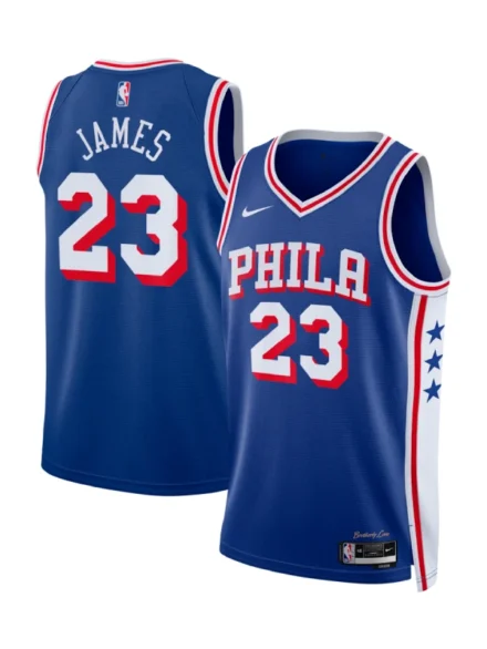 Lebron James 76ers Jersey