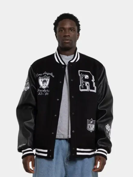 Los Angeles Raiders World Champs Varsity Jacket