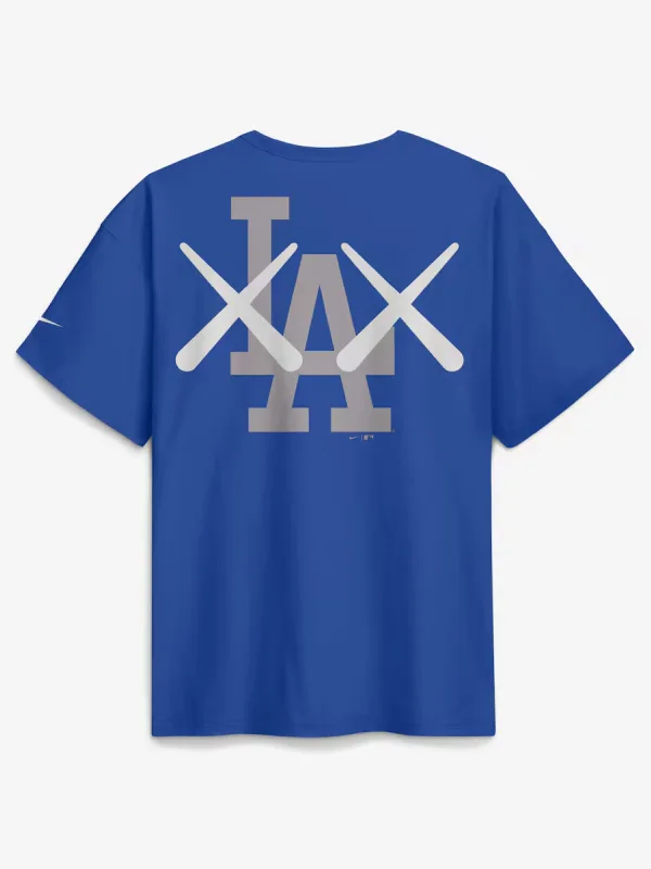 Men's Los Angeles Dodgers Nike x KAWS Royal Elevated Max90 T-Shirt
