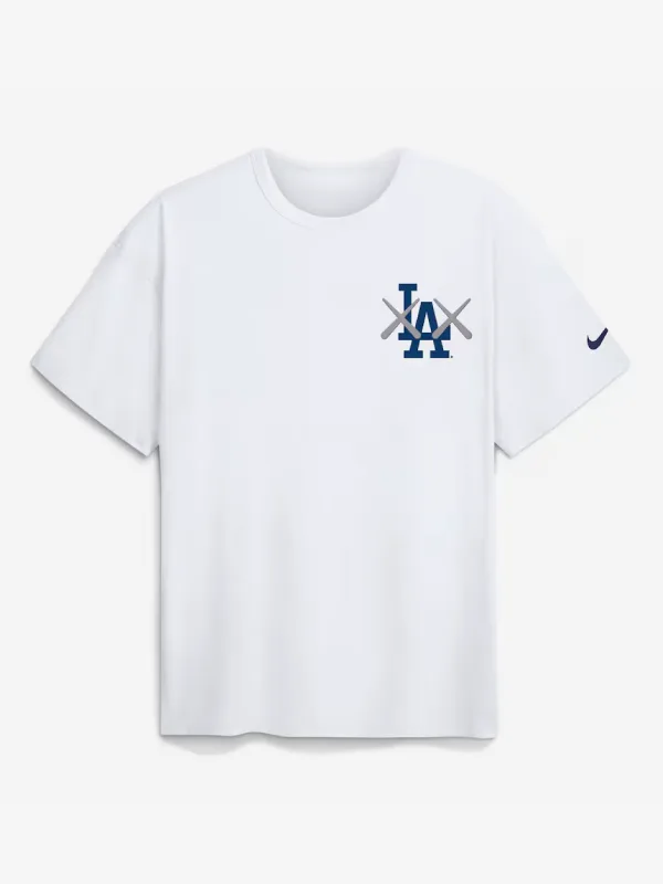 Men's Los Angeles Dodgers Nike x KAWS White Elevated Max90 T-Shirt