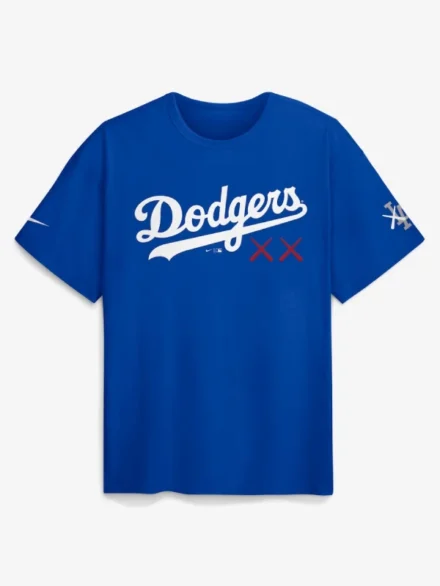 Men's Los Angeles Dodgers Shohei Ohtani Nike x KAWS Royal Name & Number Max90 T-Shirt