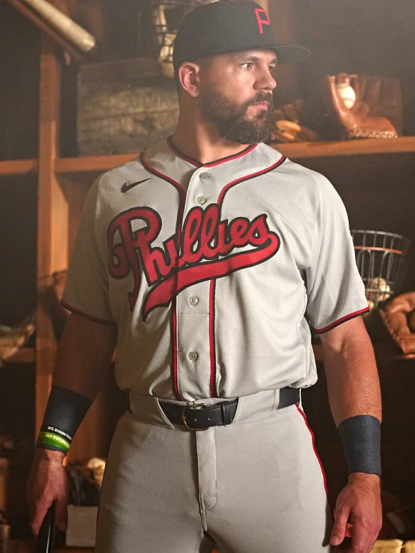 Men's Philadelphia Phillies Kyle Schwarber Nike Gray 2026 Field of Dreams Stadium Jersey