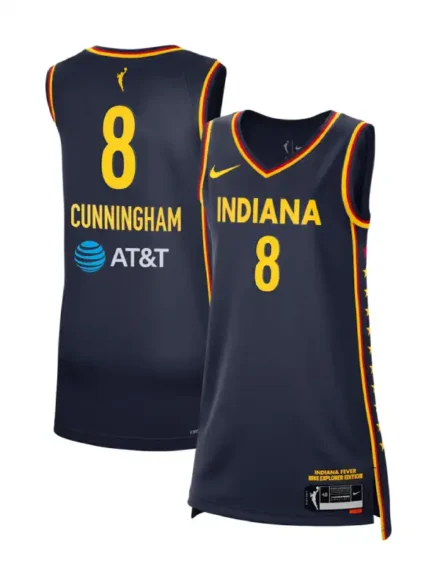Nike Indiana Fever Sophie Cunningham Jersey Navy