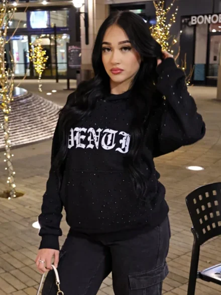 Rhinestone Hoodie Project Denti