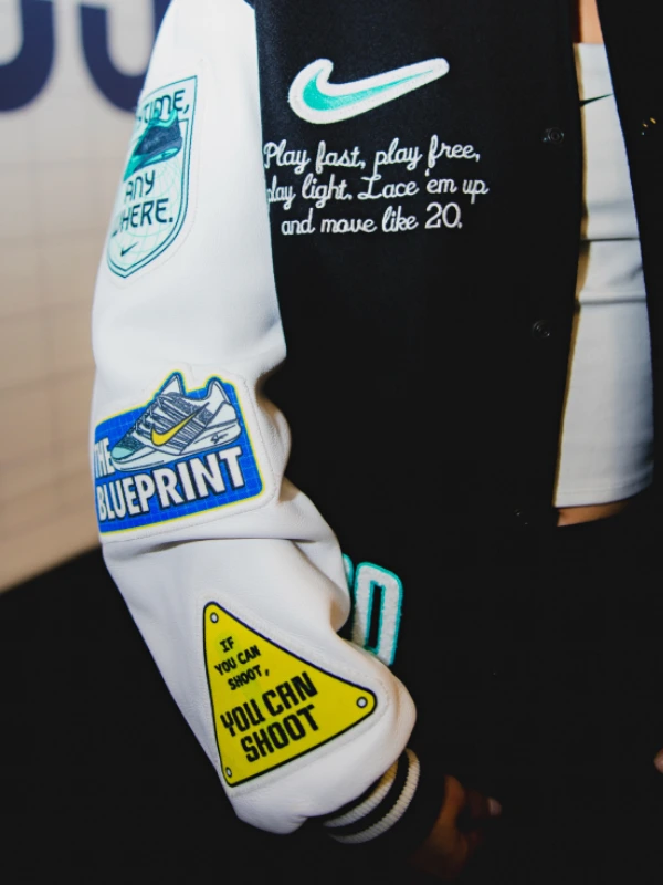 Sabrina Ionescu Any Time Any Where Varsity Jacket Nike