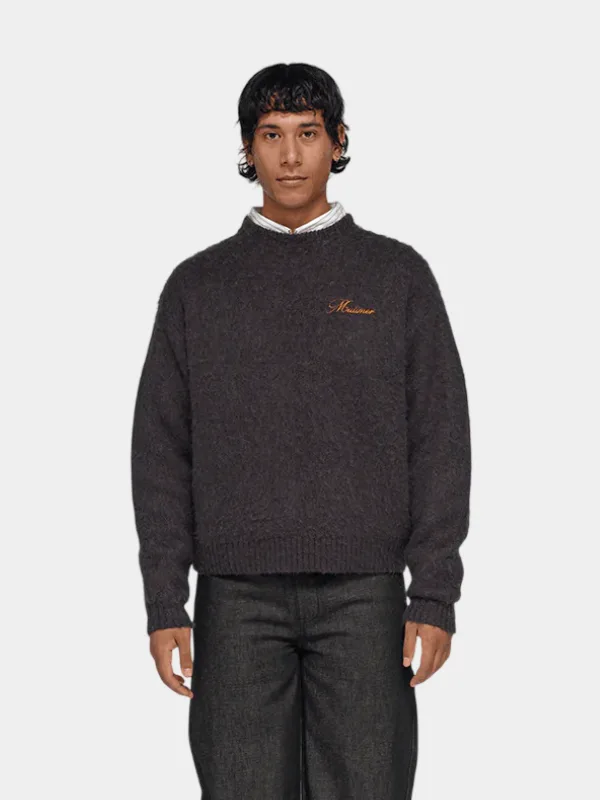 Shaggy Mohair Knit Mutimer Sweater
