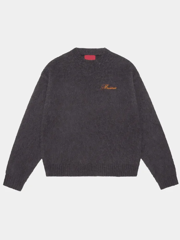 Shaggy Mohair Knit Sweater Mutimer