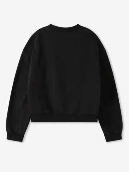 Shinzo Black Jersey Crewneck Sweatshirt