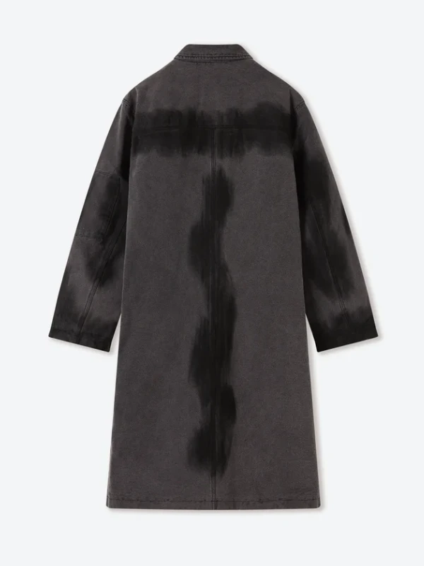 Shinzo Canvas Clasp Trench Coat