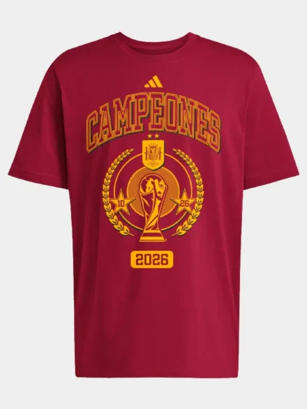 Spain National Team adidas 2026 FIFA World Cup Champions Trophy T-Shirt - Red