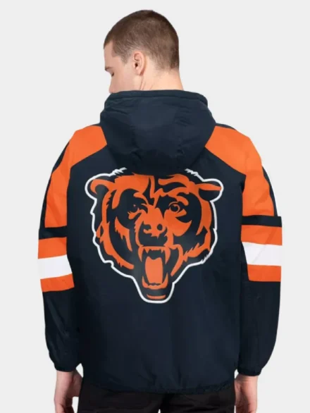 Target Chicago Bears Starter Pullover Half-Zip Anorak Jacket