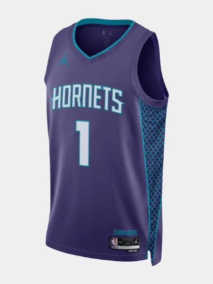 Unisex Charlotte Hornets LaMelo Ball Jordan Brand Purple Swingman Jersey