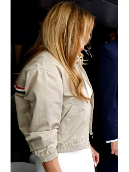 World Cup 2026 Final Melania Trump Beige Jacket