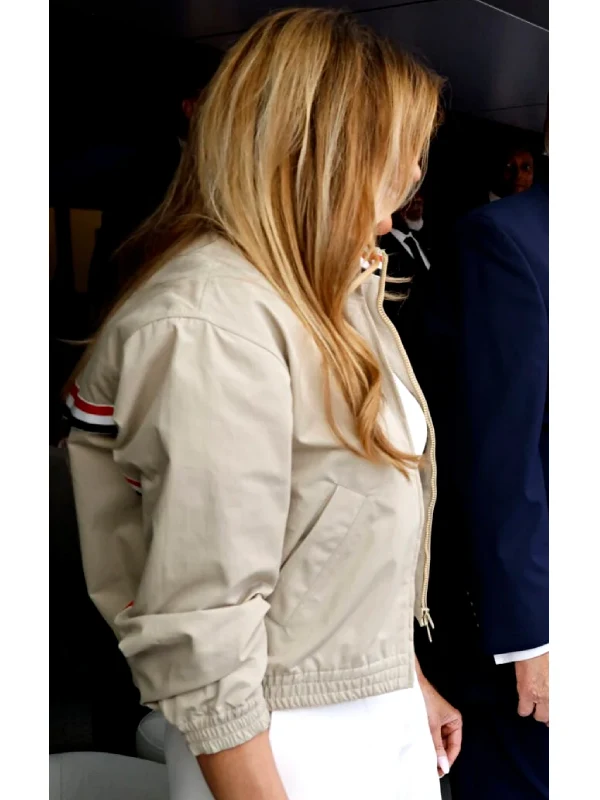 World Cup 2026 Final Melania Trump Beige Jacket