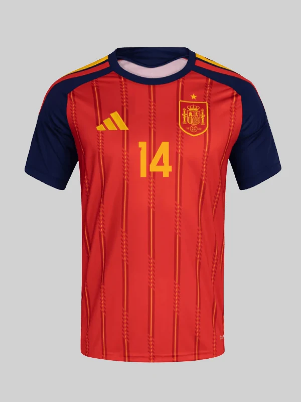 adidas Cucurella Spain World Cup Home Jersey 2026