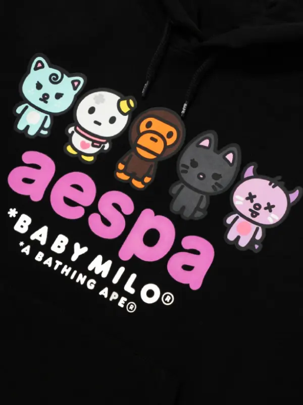 aespa X A Bathing Ape UNISEX BAPE X AESPA BABY MILO PULLOVER HOODIE