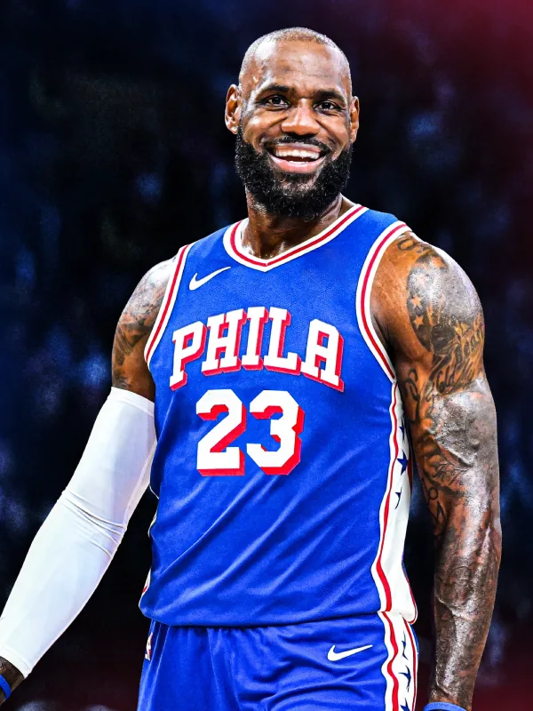 lebron sixers jersey