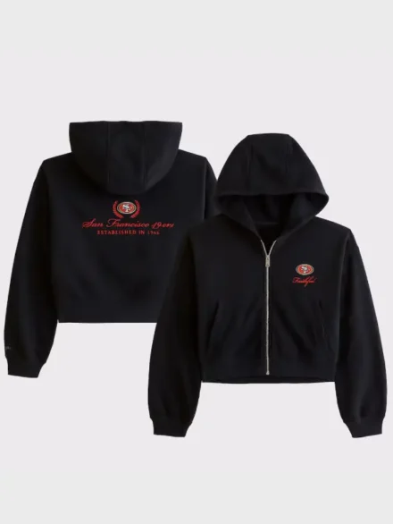 Abercrombie 49ers YPB On The Go 6AM Full-Zip Hoodie
