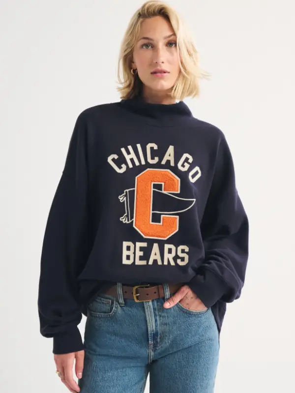 Abercrombie Bears Funnel Neck Sweatshirt