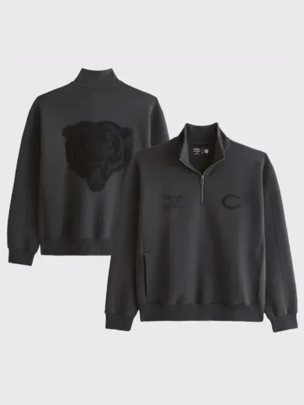 Abercrombie Bears YPB neoKNIT MAX Half-Zip Sweatshirt