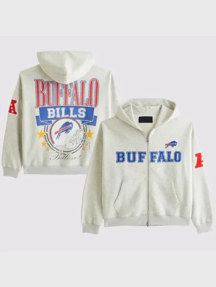 Abercrombie Buffalo Bills Zip-Up Hoodie