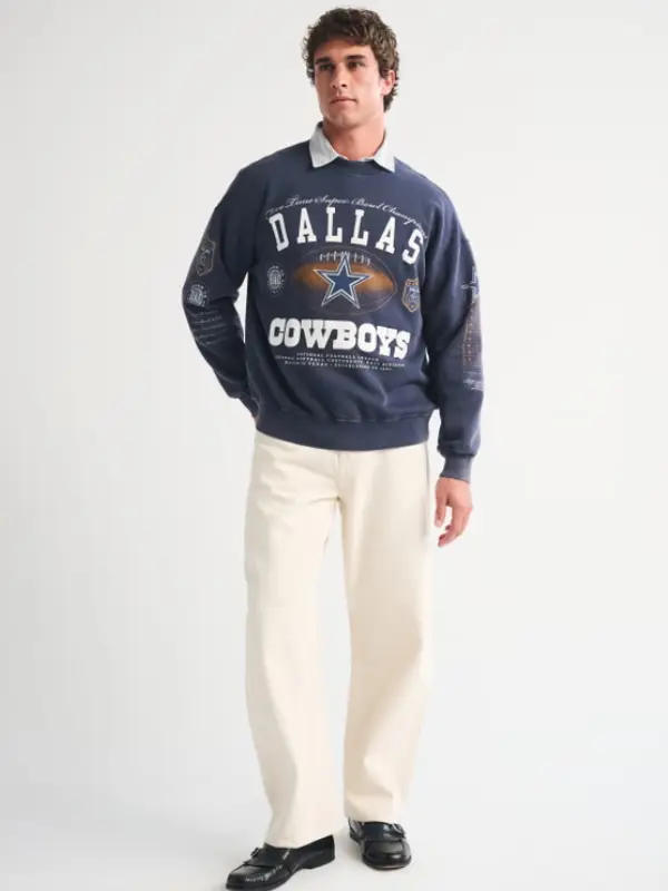 Abercrombie Cowboys Crew Sweatshirt