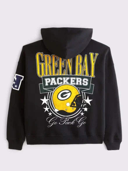 Abercrombie Packers Zip-Up Hoodie