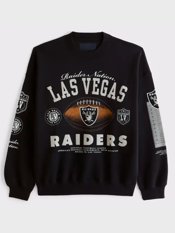 Abercrombie Raiders Sweatshirt Black