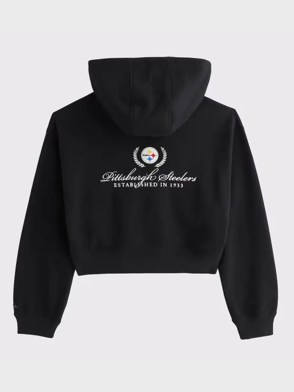 Abercrombie Steelers YPB On The Go 6AM Hoodie Black
