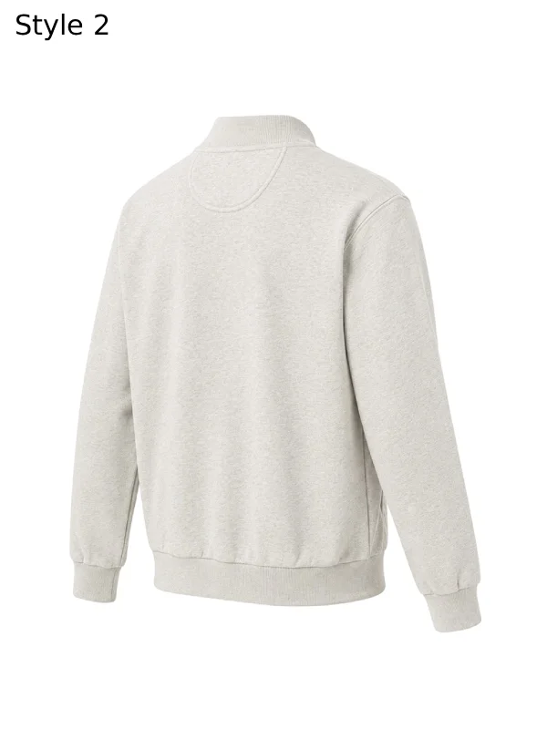 Alabama Oversized Mock Neck Sweatshirt Grey