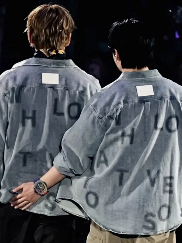 BTS Arirang Denim Shirt Original