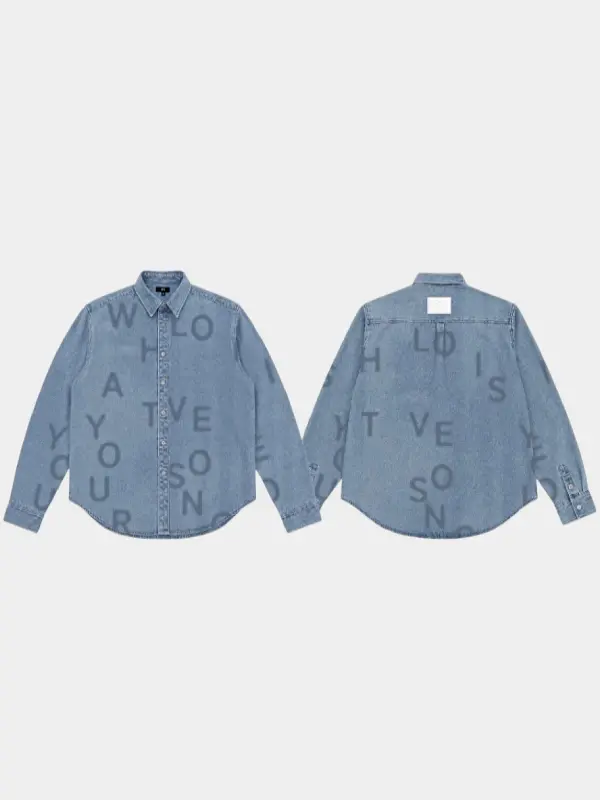 BTS Arirang Denim Shirt